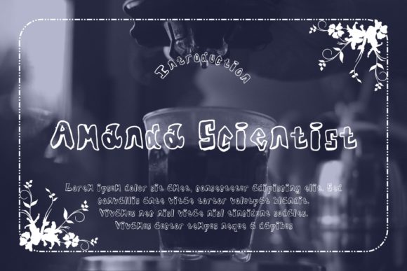 Amanda Scientist Font for Eye-Catching Website Design