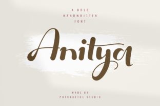 Anitya Font: Bold and Sophisticated Typography for Your Brand
