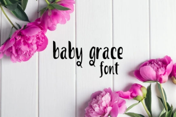 Baby Grace Font for Creative Website Headlines