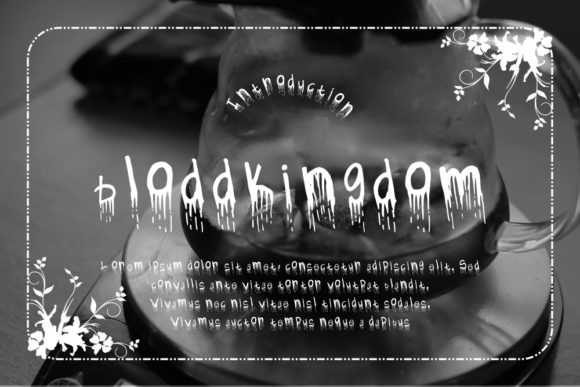 Bloddkingdom Display Font for Creative Branding Projects