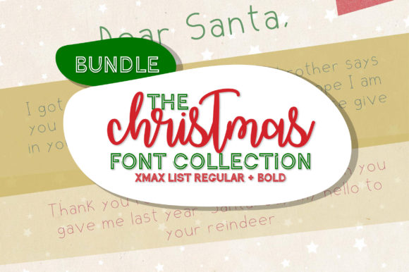 Christmas List Font: A Whimsical Display Typeface for Craft Creators