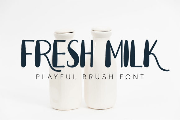 Fresh Milk Font for Editorial Design
