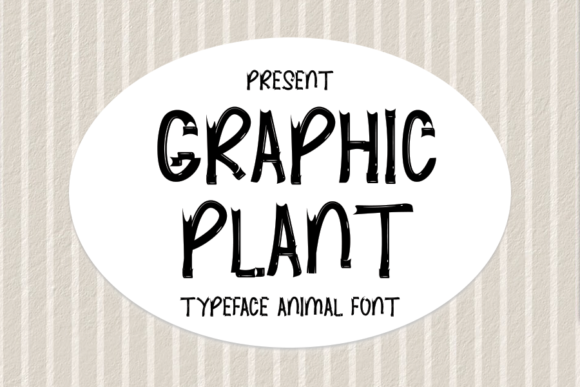 Graphic Plant Font for Polished Branding and Creative Projects