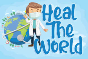 Heal the World Font: A Handwritten Typeface for Editorial Magic