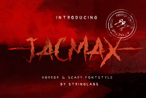 Jacmax Display Font for Spooky and Stylish Designs