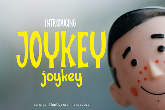 Joykey Font: A Cute Display Typeface for Crafters and Sellers
