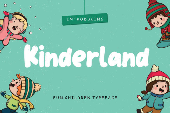 Kinderland Display Font for Creative Branding Projects