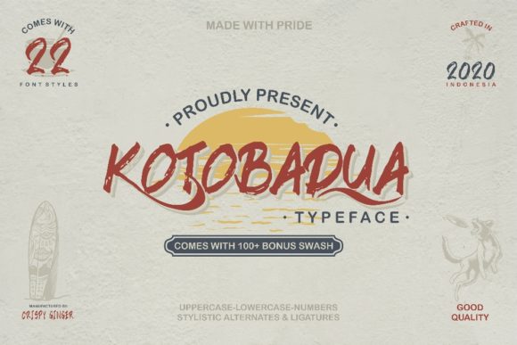 Kotobadua Font for Bold and Creative Branding