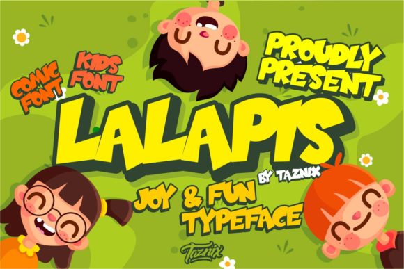 Lalapis Font: A Playful Display Typeface for Digital Marketers