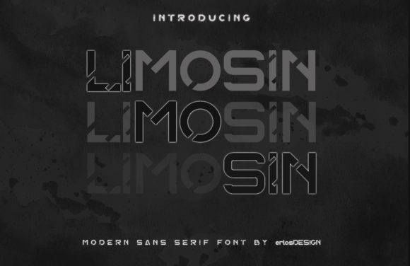 Limosin Font: A Display Typeface for Engaging Editorial Design