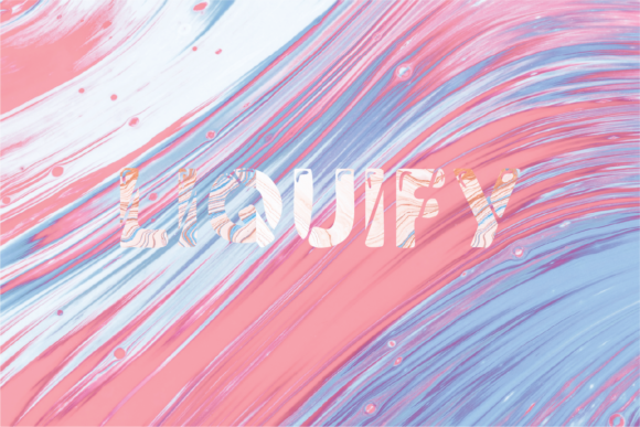 Liquify Display Font for Eye-Catching Campaigns
