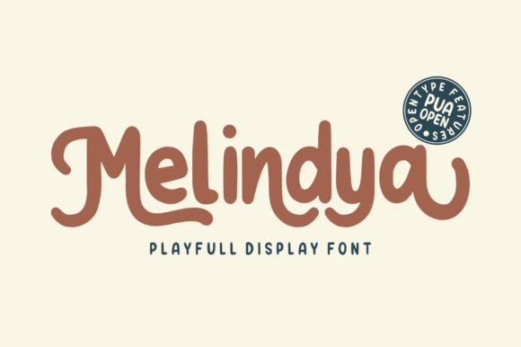 Melindya Font: A Display Typeface That Adds Quirky Charm to Branding