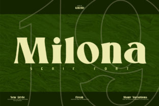 Milona Font: A Display Typeface for Business Elegance