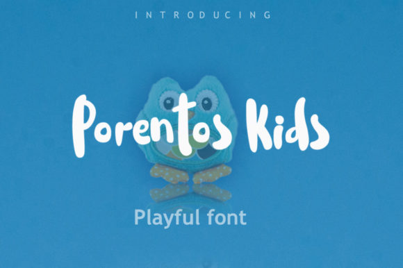 Porentos Kids Font for Playful and Charming Design Projects