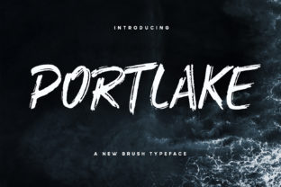 Portlake Font: A Handcrafted Brush Typeface for Bold Creations