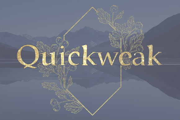 Quickweak Font: A Designer’s Go-To for Elegant Branding Projects