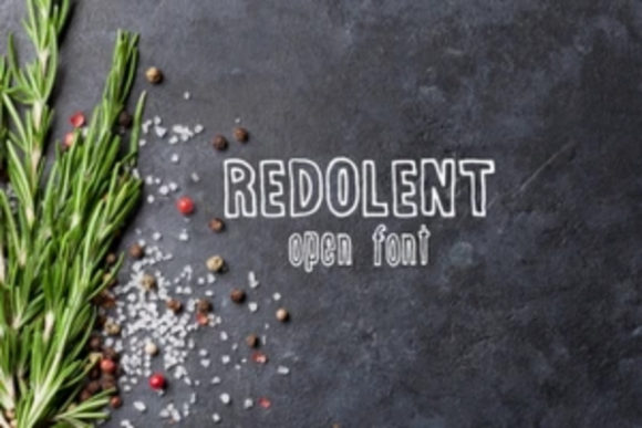 Redolent Font: A Versatile Display Typeface for Web Designers