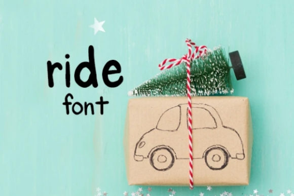 Ride Font for Handmade Projects and Display Typography