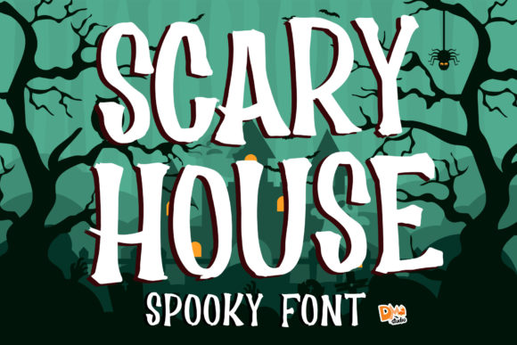 Scary House Font for Branding and Business Design