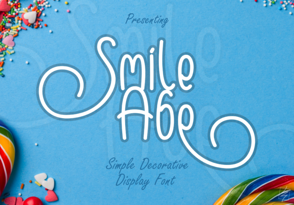 Smile Abe Font for Makers and Creative Shops