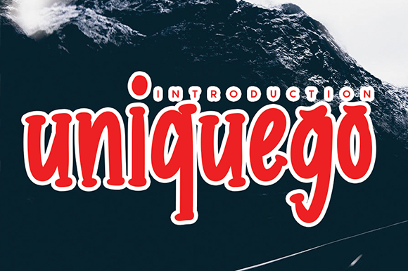 Uniquego Font: A Playful Display Type for Creative Projects