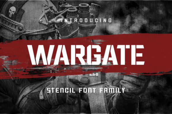 Wargate Font: A Bold Display Typeface for Digital Branding