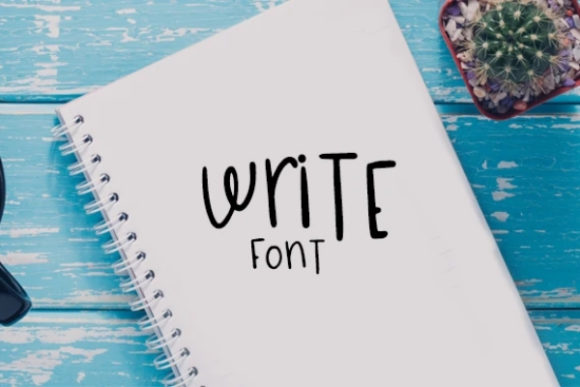 Write Font: A Display Typeface That Elevates Your Creative Campaigns