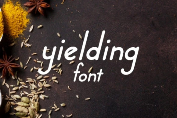 Yielding Font for Elegant Branding and Design