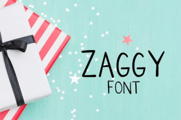 Zaggy Display Font for Striking Digital Branding